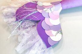 DIY Mermaid Schultuete zur Einschulung selber machen | craftroomstories.com